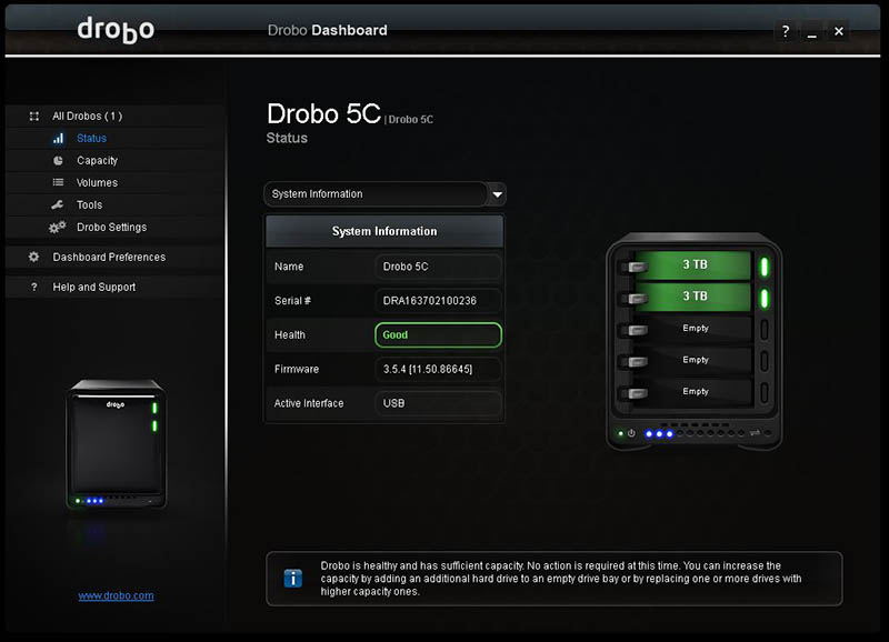 Drobo 5C - Software 2