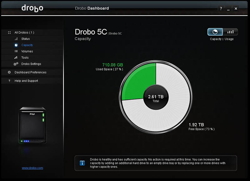 Drobo 5C - Software 3