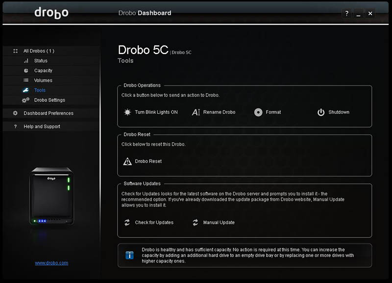 Drobo 5C - Software 5