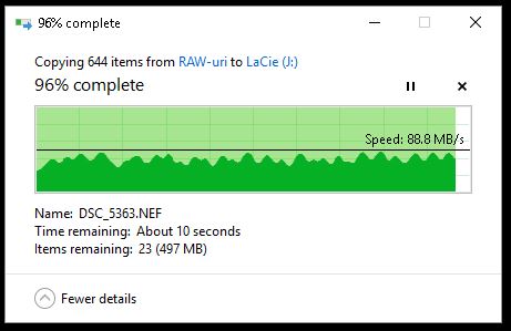 Final Transfer RAW-uri