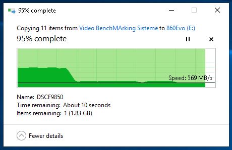 Scriere de pe 970 Pro - 860 EVO