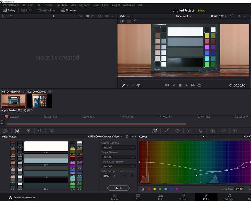 DaVinci Resolve - Color Cheker 02 (2)